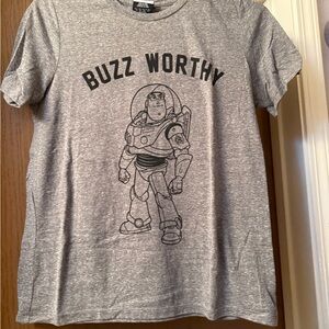 Gray Buzz Lightyear women's T-Shirt